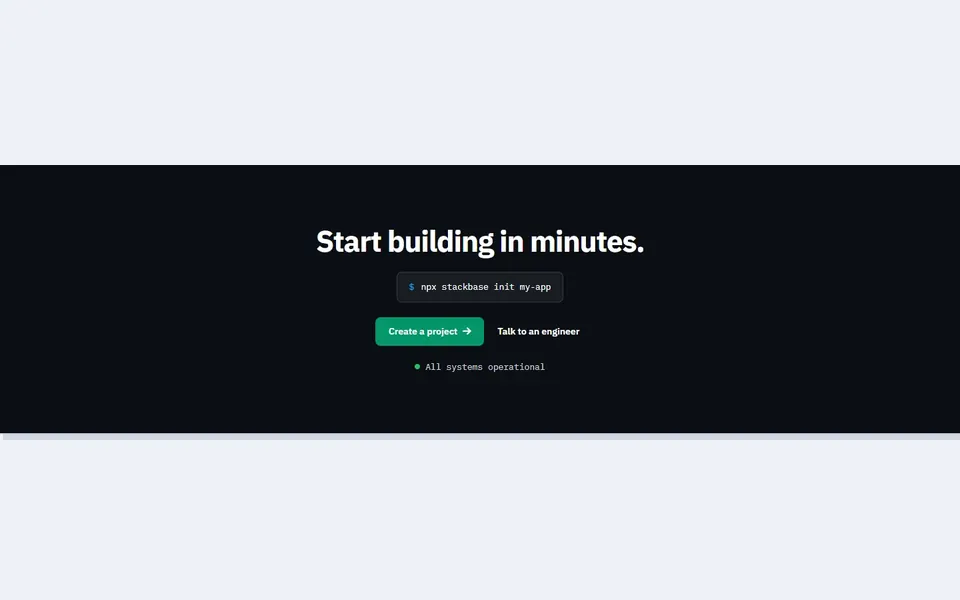 Developer terminal — bricks call to action template