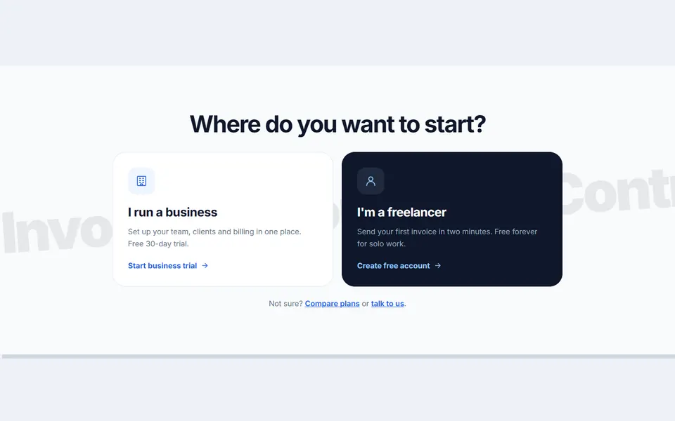Two path final CTA — call to action template