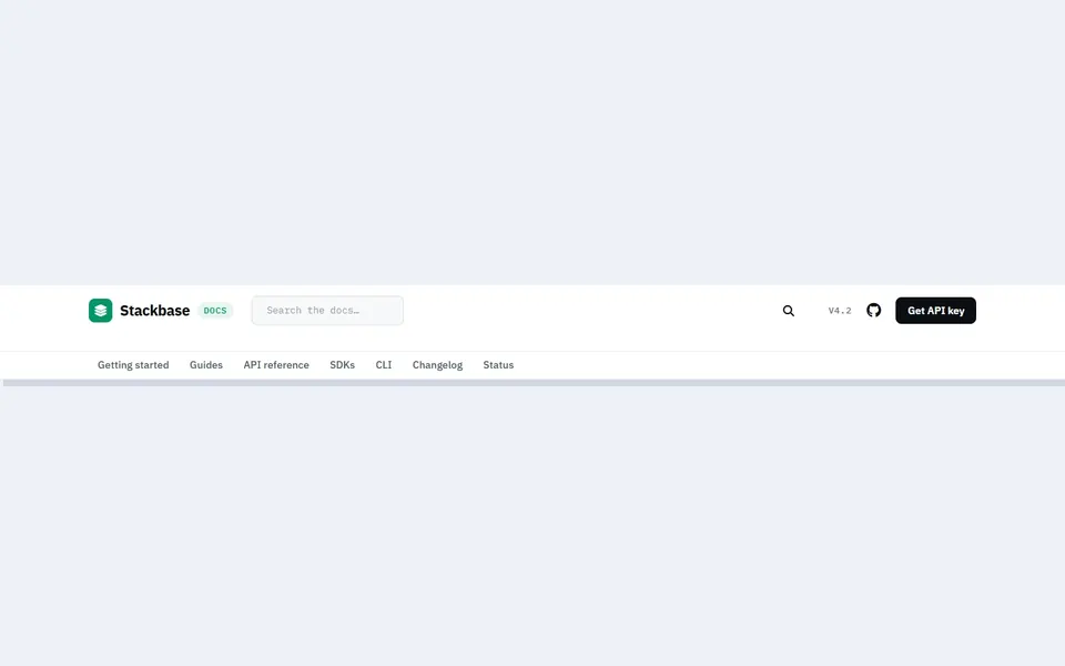 Docs search tabs — bricks headers & navbars template