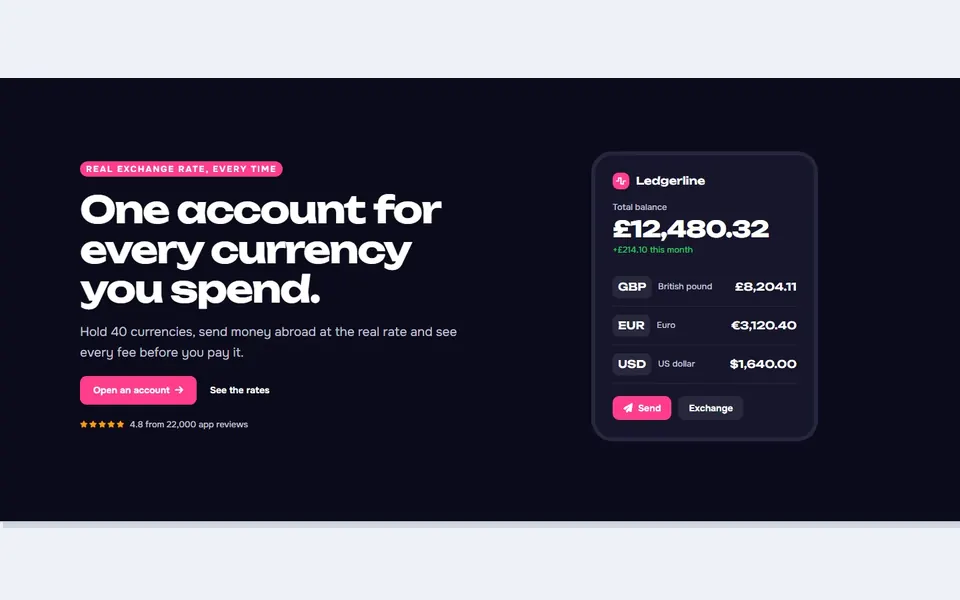 Ledgerline — landing pages template