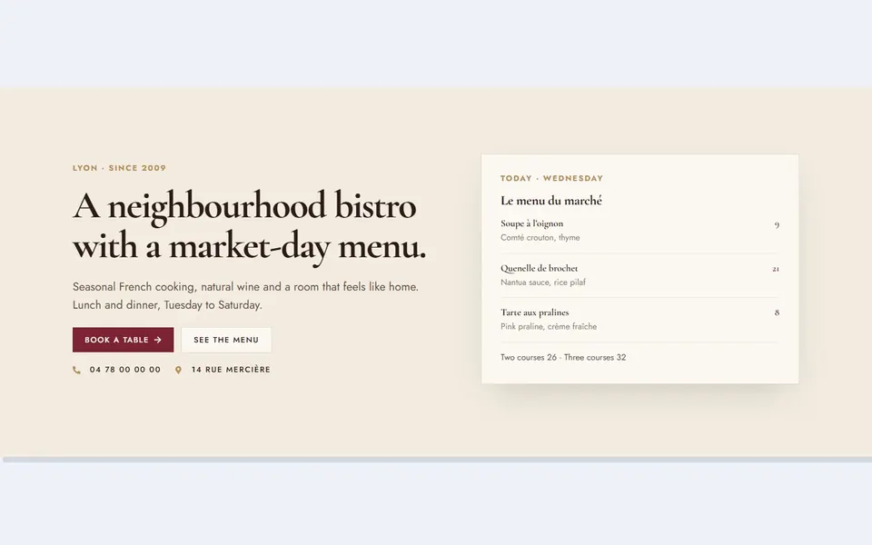 Maison — elementor landing pages template