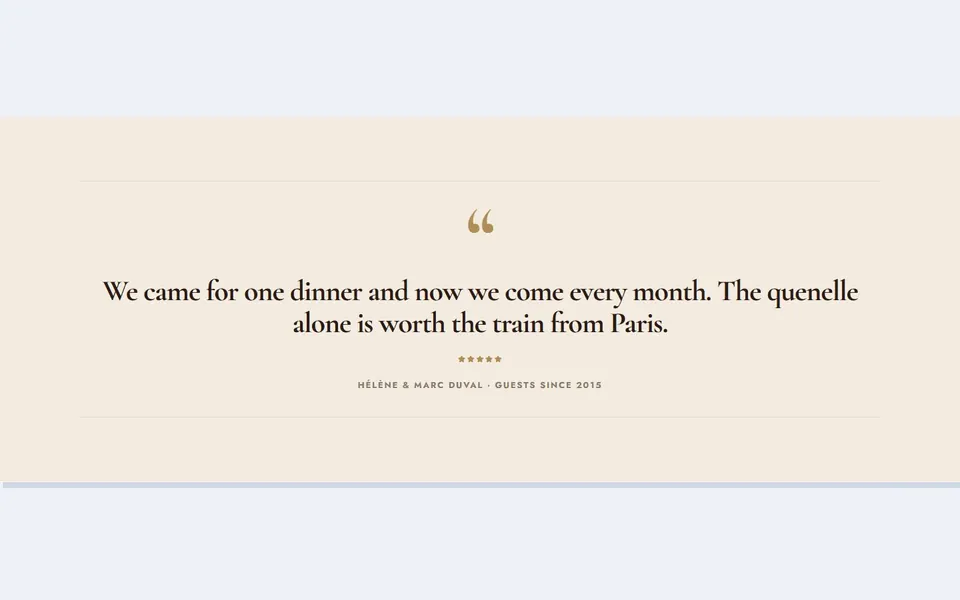 Free Bricks design: Bistro big quote