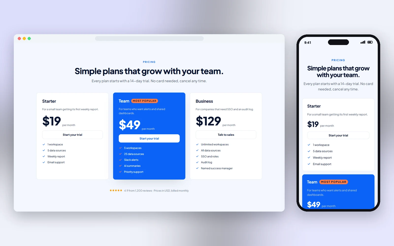 Bricks Pricing Sections — 24 pricing sections for Bricks in one kit