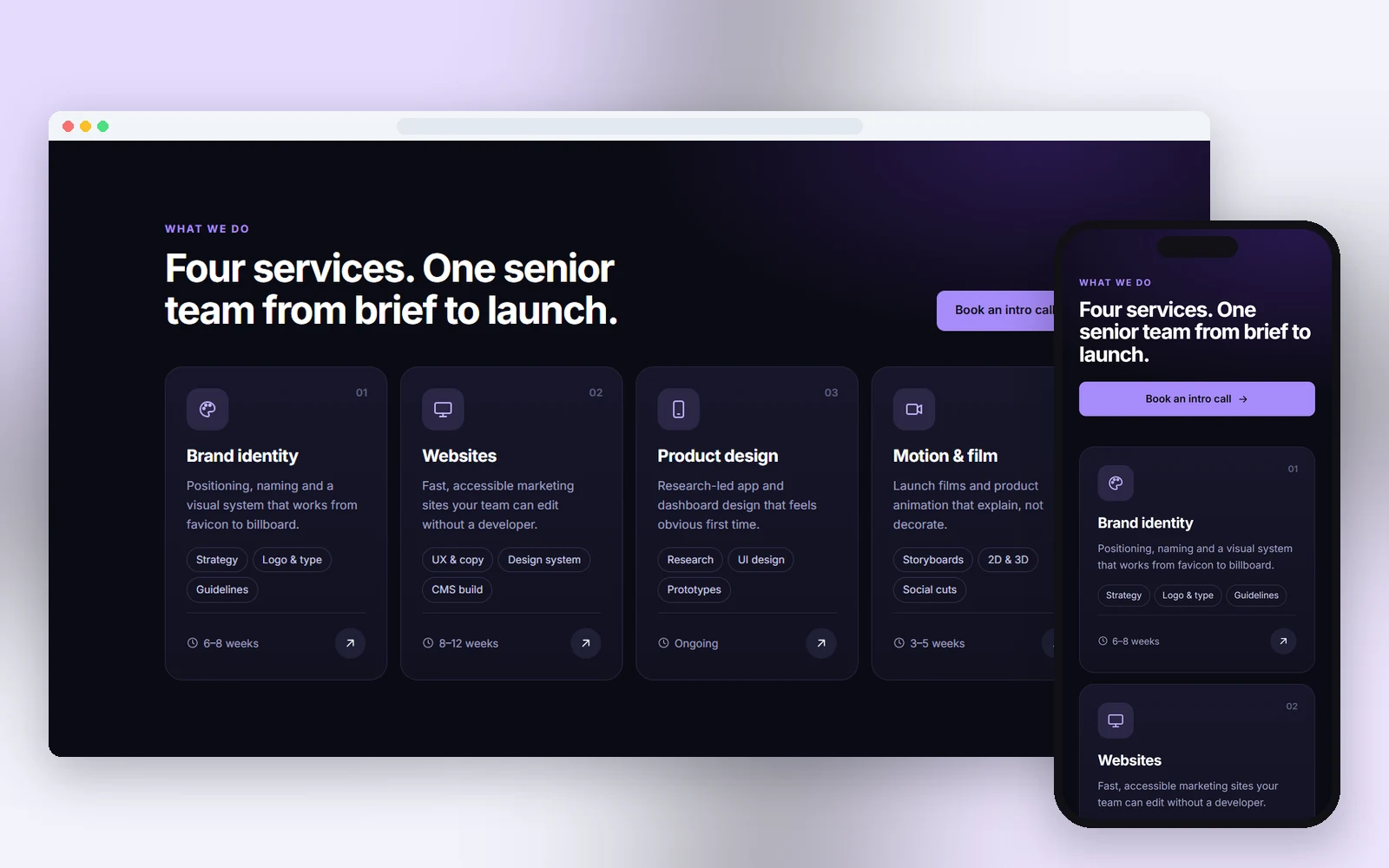 HTML Services Section Templates — 30 services sections in plain HTML & CSS, free
